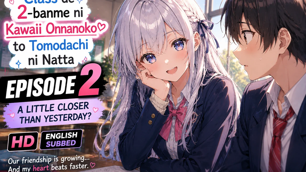 Class de 2-banme ni Kawaii Onnanoko to Tomodachi ni Natta Episode 2 English Subbed
